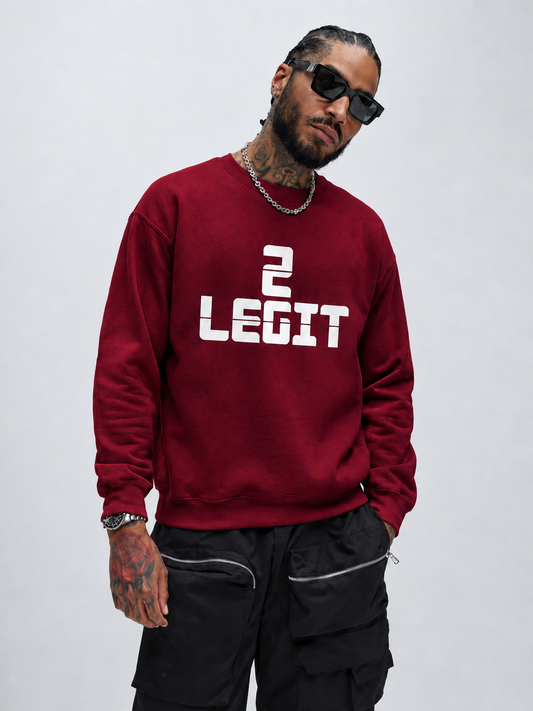 Wine Red Crewneck